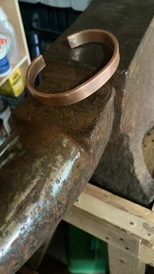 Men’s Heavy Copper Bracelet Torque - Image 1 of 3