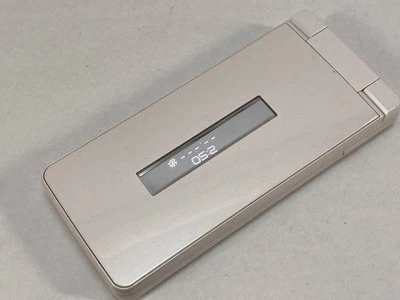 Teléfono celular plegable SHARP AQUOS 805SH Keitai 3 blanco Softbank de Japón usado Foto 1 de 4