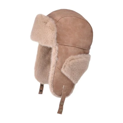 Chapeau Trappeur d'hiver Chapka Russe Décontractée pour Hommes et Femmes Usha... - Photo 1/4