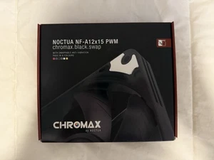 Noctua NF-A12X15 PWM chromax.black.swap Premium Quiet Fan 4-pin 120mm Black - Afbeelding 1 van 2