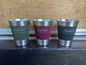 Stanley Stacking Tumblers Set Of 3 Steel 12 oz Tumblers Adventure Series Nice - Picture 1 of 8