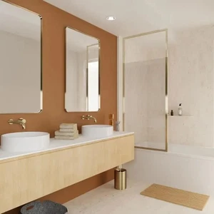 Pare Baignoire 1 volet - GELCO - ONLY Gold - 80 x 155 / 210 - Imagen 1 de 3