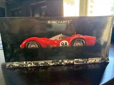 1:18 Minichamps Maserati Tipo 61 No.98 – Carroll Shelby – Riverside GP 1960 Winn - Immagine 1 di 4