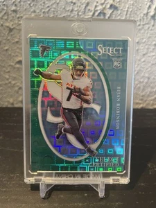 2023 Panini Select Certified Rookies Bijan Robinson Green Pandora /5 - Picture 1 of 2