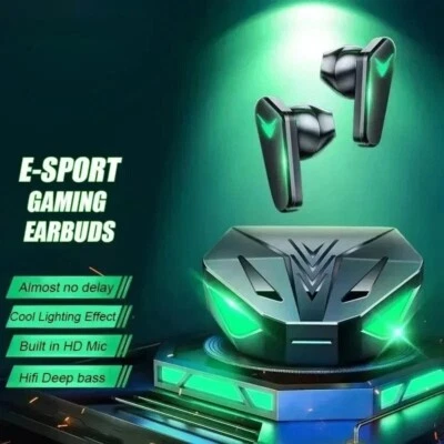 Earbuds Wireless Bluetooth Earphones TWS X15 Gaming with Mic Bass Audio Sound - Image 1 of 4