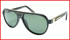Gafas de sol ZILLI acetato de titanio cuero polarizado Francia hechas a mano ZI 65008 C03 - Imagen 1 de 9