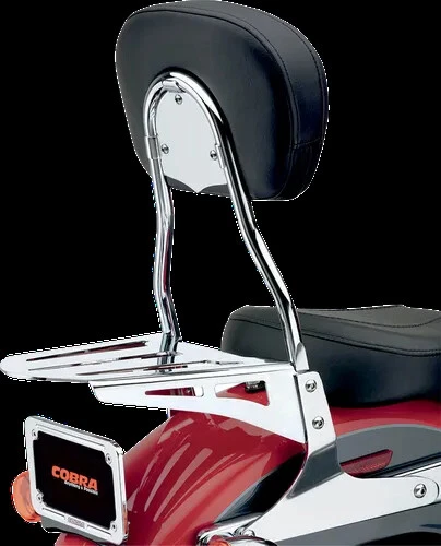 Barra Sissy estándar de acero cromado Cobra Harley Sportster 1200 personalizada 04-18 Foto 1 de 3