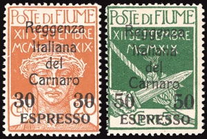 Fiume - Reggenza Italiana del Carnaro Espressi n. 3/4 - Picture 1 of 2