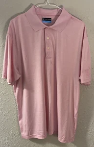 PGA Tour T-Shirt Uomo Golf Collard Taglia XL Rosa - Foto 1 di 4