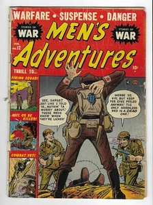 Men's Adventures #12 GOLDEN AGE ATLAS / MARVEL COMIC BOOK Battle Combat War 1951 - Picture 1 of 2