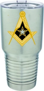 U.S. Army Masonic Full Color 30oz. Polar Camel S/S Mug - Picture 1 of 1