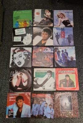 15 1980s Various  Singles Picture sleeves  Near MINT 7" Singles  x15 #5 - Image 1 of 4