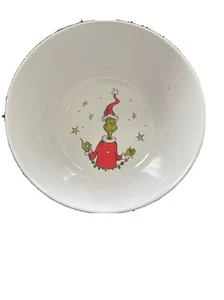 Grinch Pottery Barn Christmas Bowl Disney Holiday gift Seuss Party school kid l - Picture 1 of 13
