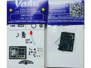 YAHU YMA4879 He-111H 1/48 Instrument panel - Picture 1 of 1