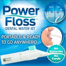 Power Floss Dental Water Jet As Seen Teeth Cleaning Flusher Air Powered