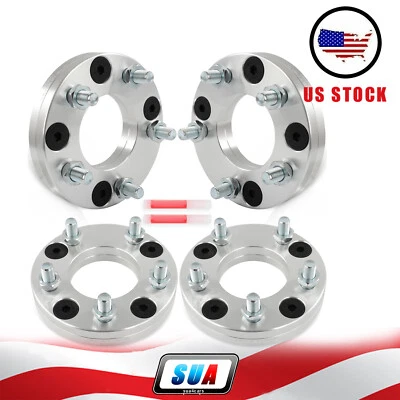 (4) 1" 4x4.5 to 5x4.5 Wheel Adapters 1/2" For Nissan Sentra 82-2008 Altima 93-01 Foto 1 de 4