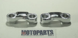 Handlebar Clamping Clips, Chrome, pre-1971 BSA Singles & Twins (97-2655) - Picture 1 of 3