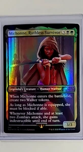 MTG Magic the Gathering Walking Dead Secret Lair Foil Michonne Ruthless Survivor - Bild 1 von 2