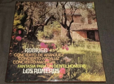 Philips 6747 430 ed1 2LP Los Romeros, ASMF: Rodrigo: Conciertos, Fantasia. NM/M - Image 1 of 4