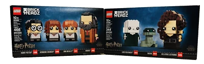 New & Sealed Lot of 2 Lego Brickheadz Harry Potter Retired Sets 40496 & 40495 - Image 1 of 2