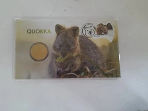 2021 Australian Quokka $1 Coin PNC Stamp & Coin Cover Perth Mint Australiana - Picture 1 of 6