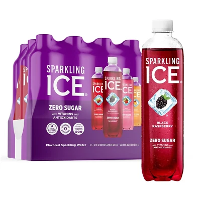 TALKING RAIN BEVERAGE COMPANY Sparkling Ice Purple Variety Pack, Flavored Water, Zero Sugar, with Vitamins and