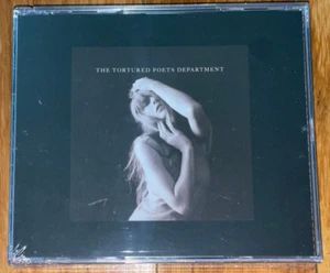 TAYLOR SWIFT THE TORTURED POETS DEPARTMENT "BLACK DOG" DELUXE CD W/EXTRAS OOP! - Picture 1 of 4