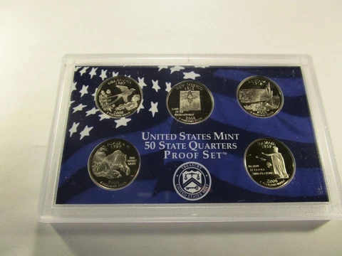 2008 State Quarter Proof Set - No Box or COA Cover