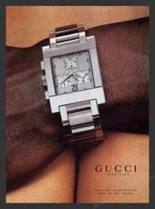 Gucci Timepieces Uhren nackte Haut #4 2000 Print Werbung Anzeige - Bild 1 von 1
