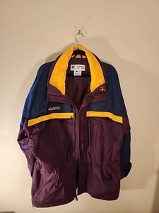 Chaqueta Columbia Gizmo Anorak Para Hombre Grande Borgoña Azul Marino Manga Larga Cremallera - Imagen 1 de 12