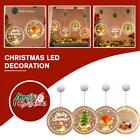 Christmas LED Light Pendant Decoration 2D Round Merry Christmas B6 Pendant V5M5