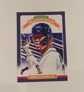 2020 Donruss #8 Ronald Acuna Jr. DK Atlanta Braves