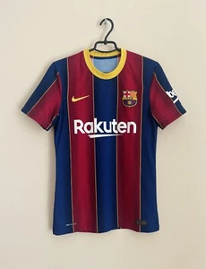 FC Barcelona 2020 2021 Home Nike VAPORKNIT Player Issue Jersey Shirt Size S Men - Picture 1 of 14