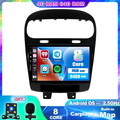 Android 14 CarPlay Per Dodge Journey Fiat Leap Freemont 2011-2020 Autoradio Navi - Immagine 1 di 4