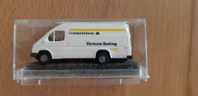 Modellauto, Praline, FORD Transit , Commerzbank  Electronk Banking 1:87 - Bild 1 von 2