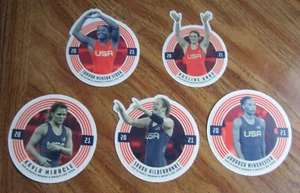 Lot of 5 2021 Team USA Women's Wrestling Stickers Olympics Sarah Hildebrandt++++ - Picture 1 of 2