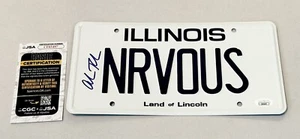Alan Ruck signed Ferris Bueller's Day Off NRVOUS License Plate Cameron Frye JSA - Picture 1 of 2