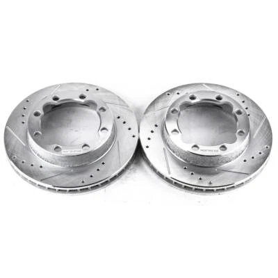 PowerStop Evolution Drilled & Slotted Rotors for 94-99 K1500 Suburban Front - Image 1 of 4
