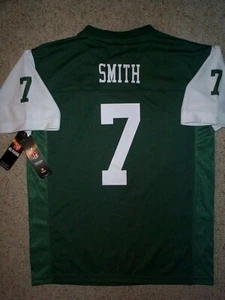 ($55) New York NY Jets GENO SMITH nfl Jersey YOUTH KIDS BOYS (L-LG-LARGE) - Picture 1 of 3
