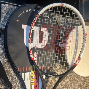 Raqueta de tenis Wilson Sting Graphite Lite tamaño agarre 4 1/4" con cubierta necesita agarre - Imagen 1 de 7