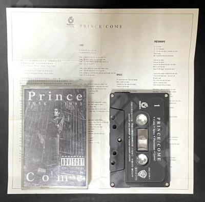 1994 Prince Come 1958~1993 Taiwan Ltd 10 Tracks Cassette Tape W/Promo Insert - Image 1 of 4