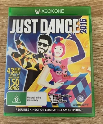 Xbox One Kinect Just Dance 2016 Game Lady Gaga Katy Perry COMPLETE  - Image 1 of 4