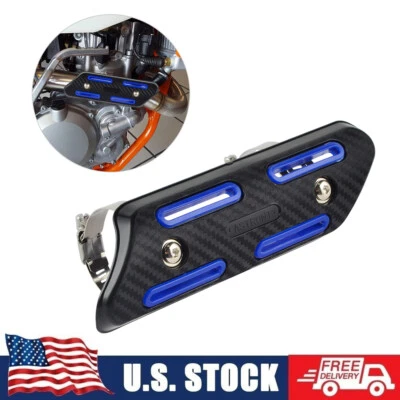 Cubierta protectora térmica para tubo de cabeza de motocicleta protector de talón para ATV 4 tiempos Dirt Pit Bike Foto 1 de 4