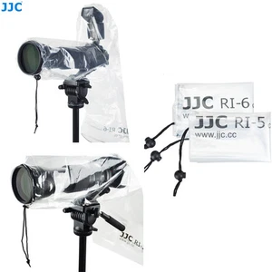 JJC 2 PACK SET DE PROTECTOR DE LLUVIA IMPERMEABLE PARA CÁMARA RÉFLEX DIGITAL Canon Nikon - Imagen 1 de 10