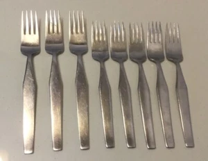 MCM Hackman Finland Stainless 3 Dinner 5 Salad Forks Bertel Gardberg Finniline - Picture 1 of 12