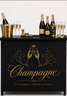 Portable Folding Mobile Bar Cart Commercial Event Wedding Cocktail Station Bar