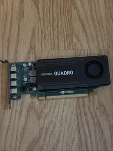 NVIDIA QUADRO K1200 4GB GDDR5 4x MINI DP PCIe x16 VIDEO CARD 699-5G200-0500-021E - Picture 1 of 3