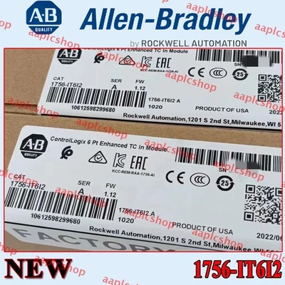 Nuevo módulo de entrada de 6 puntos PLC-AB 1756-IT6I2 SER A ControlLogix 1756IT612 Foto 1 de 4