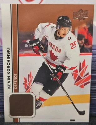 2023 UD Team Canada Kevin Korchinski Rose Gold Variant 🇨🇦 Chicago Blackhawks  - Image 1 of 2