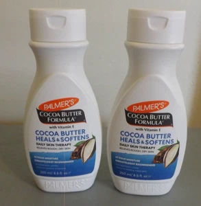 2 Palmer's Body Lotions- Cocoa Butter Formula w/Vit E, HEALS SOFTENS 8.5oz - Picture 1 of 2
